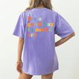 It's A Good Day To Make Some Art Artist Art Teacher Women's Comfort Colors T-Shirt Back Print Violet It's A Good Day To Make Some Art Artist Art Teacher Women's Comfort Colors T-Shirt Back Print Violet