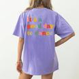 It's A Good Day To Dance Dance Teacher Dancing Dancer Women's Comfort Colors T-Shirt Back Print Violet