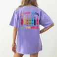 Its Okay To Feel All The Feels Mood Color Crayons Teacher Women's Comfort Colors T-Shirt Back Print Violet Its Okay To Feel All The Feels Mood Color Crayons Teacher Women's Comfort Colors T-Shirt Back Print Violet