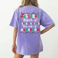 Jolliest Bunch Of Teachers Aides This Side Of Homeroom Women's Comfort Colors T-Shirt Back Print Violet