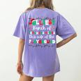 Jolliest Bunch Of Teachers Aides This Side Of The Playground Women's Comfort Colors T-Shirt Back Print Violet Jolliest Bunch Of Teachers Aides This Side Of The Playground Women's Comfort Colors T-Shirt Back Print Violet