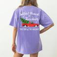 Jolliest Bunch Of Teachers This Side Of The Hallway Women's Comfort Colors T-Shirt Back Print Violet Jolliest Bunch Of Teachers This Side Of The Hallway Women's Comfort Colors T-Shirt Back Print Violet