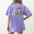 Just Anotter School Day Cute Otter Lover Teacher Student Women's Comfort Colors T-Shirt Back Print Violet Just Anotter School Day Cute Otter Lover Teacher Student Women's Comfort Colors T-Shirt Back Print Violet