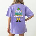 I Just Like To Teach Teaching My Favorite Christmas Teacher Women's Comfort Colors T-Shirt Back Print Violet I Just Like To Teach Teaching My Favorite Christmas Teacher Women's Comfort Colors T-Shirt Back Print Violet