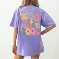Kind Is Always Cool Groovy Teacher Be Kind Kindness Matters Women's Comfort Colors T-Shirt Back Print Violet Kind Is Always Cool Groovy Teacher Be Kind Kindness Matters Women's Comfort Colors T-Shirt Back Print Violet