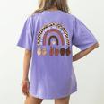 Be Kind Hand-Talking Teacher Artist ASL Women's Comfort Colors T-Shirt Back Print Violet Be Kind Hand-Talking Teacher Artist ASL Women's Comfort Colors T-Shirt Back Print Violet