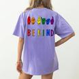 Be Kind Pride Sign Language Rainbow Teachers Interpreter ASL Women's Comfort Colors T-Shirt Back Print Violet Be Kind Pride Sign Language Rainbow Teachers Interpreter ASL Women's Comfort Colors T-Shirt Back Print Violet