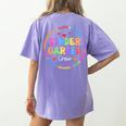 Kindergarten Crew Funy Back To School Teachers Kids Students Women's Comfort Colors T-Shirt Back Print Violet Kindergarten Crew Funy Back To School Teachers Kids Students Women's Comfort Colors T-Shirt Back Print Violet