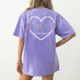 Kindergarten Crew Kinder Crew Teacher Squad Team Preschool Women's Comfort Colors T-Shirt Back Print Violet Kindergarten Crew Kinder Crew Teacher Squad Team Preschool Women's Comfort Colors T-Shirt Back Print Violet