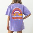 Kindergarten Teacher Pumpkin Patch Cute Women's Comfort Colors T-Shirt Back Print Violet Kindergarten Teacher Pumpkin Patch Cute Women's Comfort Colors T-Shirt Back Print Violet