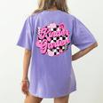 Kindergarten Teacher Women Checkered First Day Of School Women's Comfort Colors T-Shirt Back Print Violet Kindergarten Teacher Women Checkered First Day Of School Women's Comfort Colors T-Shirt Back Print Violet