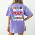Kindergarten Teachers Are Just Superheroes In Disguise Women's Comfort Colors T-Shirt Back Print Violet Kindergarten Teachers Are Just Superheroes In Disguise Women's Comfort Colors T-Shirt Back Print Violet
