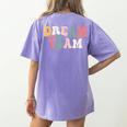 Last Day Of School Back To School Dream Team Teacher Kids Women's Comfort Colors T-Shirt Back Print Violet Last Day Of School Back To School Dream Team Teacher Kids Women's Comfort Colors T-Shirt Back Print Violet