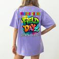 Let The Games Begin Fourth Grade Field Day 2025 Teacher Kid Women's Comfort Colors T-Shirt Back Print Violet