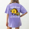 Let's Taco Bout Learning Back To School Teacher Kids Women's Comfort Colors T-Shirt Back Print Violet