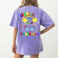 Level Up Your Education Gaming Inspired Teacher Gamers For Men Women Kids Women's Comfort Colors T-Shirt Back Print Violet Level Up Your Education Gaming Inspired Teacher Gamers For Men Women Kids Women's Comfort Colors T-Shirt Back Print Violet