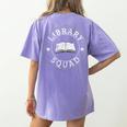 Library Squad Librarian Staff Teacher Group Matching For Men Women Women's Comfort Colors T-Shirt Back Print Violet Library Squad Librarian Staff Teacher Group Matching For Men Women Women's Comfort Colors T-Shirt Back Print Violet
