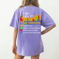 Can I Lick It Periodic Table Chemistry Teachers Women's Comfort Colors T-Shirt Back Print Violet Can I Lick It Periodic Table Chemistry Teachers Women's Comfort Colors T-Shirt Back Print Violet