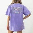 The Life Of A Teacher Friendship Bracelets Elementary School Women's Comfort Colors T-Shirt Back Print Violet
