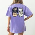 Llama Shirt English Teacher School Student ESL Joke Women's Comfort Colors T-Shirt Back Print Violet