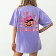 Man I Feel Like a Teacher Women Western Teacher Halloween Women's Comfort Colors T-Shirt Back Print Violet Man I Feel Like a Teacher Women Western Teacher Halloween Women's Comfort Colors T-Shirt Back Print Violet