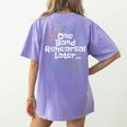 Marching Band Director Music Teacher Women's Comfort Colors T-Shirt Back Print Violet Marching Band Director Music Teacher Women's Comfort Colors T-Shirt Back Print Violet