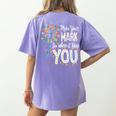Make Your Mark Dandelion Happy Dot Day Shirts Teacher Kids Women's Comfort Colors T-Shirt Back Print Violet Make Your Mark Dandelion Happy Dot Day Shirts Teacher Kids Women's Comfort Colors T-Shirt Back Print Violet