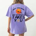 Make Mark Paintbrush International Dot Day Art Teacher Women's Comfort Colors T-Shirt Back Print Violet Make Mark Paintbrush International Dot Day Art Teacher Women's Comfort Colors T-Shirt Back Print Violet
