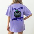 Marvel Teachers Are Super Heroes In Disguise Panther Women's Comfort Colors T-Shirt Back Print Violet Marvel Teachers Are Super Heroes In Disguise Panther Women's Comfort Colors T-Shirt Back Print Violet
