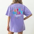 Matching Life Skills Squad Teacher Special Ed SPED Team Crew Women's Comfort Colors T-Shirt Back Print Violet Matching Life Skills Squad Teacher Special Ed SPED Team Crew Women's Comfort Colors T-Shirt Back Print Violet