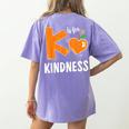 Matching Unity Day Orange Teacher Kindness Antibulliyng 2023 For Men Women Kids Women's Comfort Colors T-Shirt Back Print Violet Matching Unity Day Orange Teacher Kindness Antibulliyng 2023 For Men Women Kids Women's Comfort Colors T-Shirt Back Print Violet
