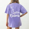 Matching Unity Day Orange Teacher Kindness Be Kind 2024 Women's Comfort Colors T-Shirt Back Print Violet