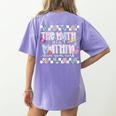 The Math Aint Mathin Meme Show Your Work Floral Math Teacher Women's Comfort Colors T-Shirt Back Print Violet The Math Aint Mathin Meme Show Your Work Floral Math Teacher Women's Comfort Colors T-Shirt Back Print Violet