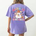 Math Is Spooktacular Math Teacher Spooky Halloween Women's Comfort Colors T-Shirt Back Print Violet Math Is Spooktacular Math Teacher Spooky Halloween Women's Comfort Colors T-Shirt Back Print Violet