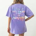 Im A Math Teacher Of Course I Have Problems Men Women Women's Comfort Colors T-Shirt Back Print Violet Im A Math Teacher Of Course I Have Problems Men Women Women's Comfort Colors T-Shirt Back Print Violet