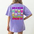 Math Teacher My Jam Here To Spread Mathematics Humor Women's Comfort Colors T-Shirt Back Print Violet Math Teacher My Jam Here To Spread Mathematics Humor Women's Comfort Colors T-Shirt Back Print Violet