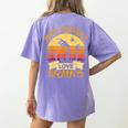 Math Teacher Shirt Math Teachers Love Brains Halloween Math For Men Women Women's Comfort Colors T-Shirt Back Print Violet