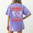 Math Teachers Love Brains Scary Halloween Men Women Women's Comfort Colors T-Shirt Back Print Violet Math Teachers Love Brains Scary Halloween Men Women Women's Comfort Colors T-Shirt Back Print Violet