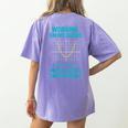 Mathletics Working On My Quads Algebra Math Teacher Women's Comfort Colors T-Shirt Back Print Violet Mathletics Working On My Quads Algebra Math Teacher Women's Comfort Colors T-Shirt Back Print Violet