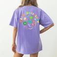 Meowcrobiology Cats Microbiology Science Teacher Women's Comfort Colors T-Shirt Back Print Violet Meowcrobiology Cats Microbiology Science Teacher Women's Comfort Colors T-Shirt Back Print Violet
