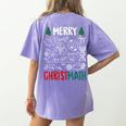 Merry Christmath – Math Christmas For Math Teacher For Men Women Kids Women's Comfort Colors T-Shirt Back Print Violet
