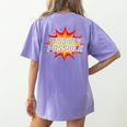 Mission Possible Motivational Inspirational School Teacher Women's Comfort Colors T-Shirt Back Print Violet Mission Possible Motivational Inspirational School Teacher Women's Comfort Colors T-Shirt Back Print Violet