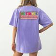 Mistakes Help Us Grow And Learn Teacher Women's Comfort Colors T-Shirt Back Print Violet