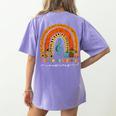 Music Teacher I Teach My Favorite Musicians Autumn Rainbow Men Women Women's Comfort Colors T-Shirt Back Print Violet Music Teacher I Teach My Favorite Musicians Autumn Rainbow Men Women Women's Comfort Colors T-Shirt Back Print Violet