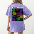 Nerdy Forms Nanotubes Chemistry Teacher Geek Women's Comfort Colors T-Shirt Back Print Violet Nerdy Forms Nanotubes Chemistry Teacher Geek Women's Comfort Colors T-Shirt Back Print Violet