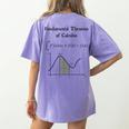Nerdy Fundamental Theorem Of Calculus Math Teacher Geek Women's Comfort Colors T-Shirt Back Print Violet Nerdy Fundamental Theorem Of Calculus Math Teacher Geek Women's Comfort Colors T-Shirt Back Print Violet