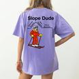 Nerdy Slope Dude Geometry Algebra Math Teacher Women's Comfort Colors T-Shirt Back Print Violet Nerdy Slope Dude Geometry Algebra Math Teacher Women's Comfort Colors T-Shirt Back Print Violet
