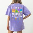 On The Nice List Christmas Math Teacher Women Men Women's Comfort Colors T-Shirt Back Print Violet On The Nice List Christmas Math Teacher Women Men Women's Comfort Colors T-Shirt Back Print Violet