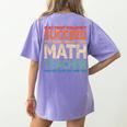 If You Have No Success At First Try It With a Fun Maths Teacher Women's Comfort Colors T-Shirt Back Print Violet If You Have No Success At First Try It With a Fun Maths Teacher Women's Comfort Colors T-Shirt Back Print Violet
