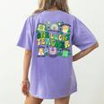 One Lucky Teacher St Patrick's Day Irish Teacher Lucky Era Women's Comfort Colors T-Shirt Back Print Violet One Lucky Teacher St Patrick's Day Irish Teacher Lucky Era Women's Comfort Colors T-Shirt Back Print Violet